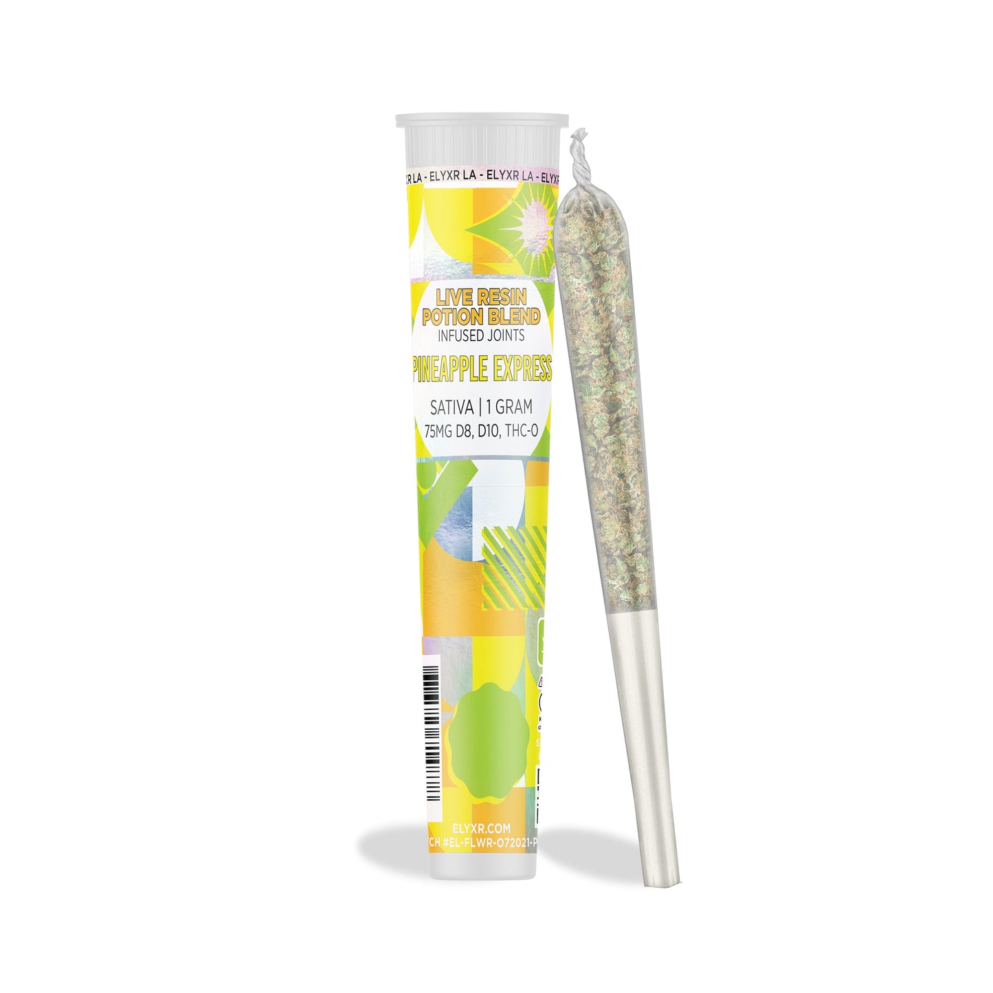 1 Gram Live Resin Potion Blend Joint (75mg D8, D10, & THC-O) | ELYXR.